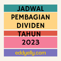 Jadwal Pembagian Dividen Tahun 2023