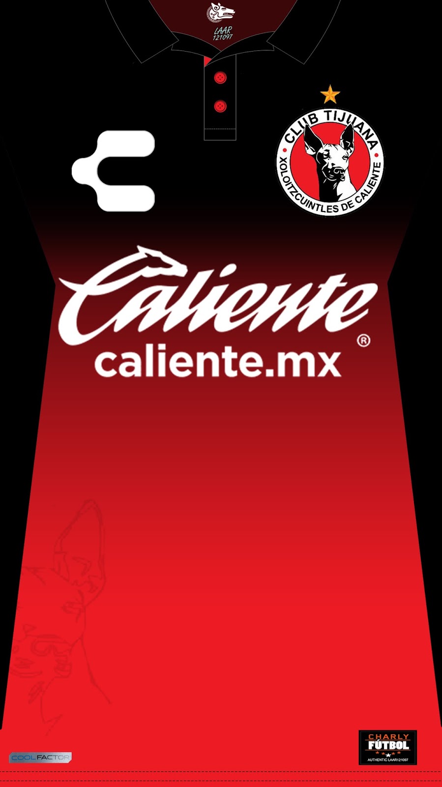 Wallpaper Jersey Club Tijuana 2017-2018 Liga MX ~ LAAR121097