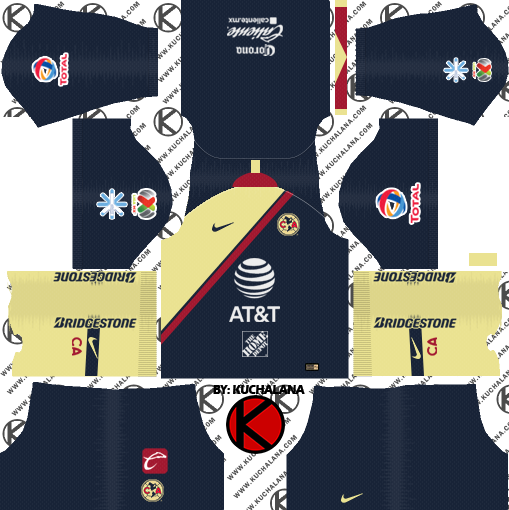 Club America 201819 Kit Dream League Soccer Kits Kuchalana