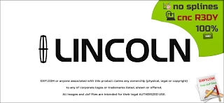 Lincoln logo vector dxf for CNC free download
