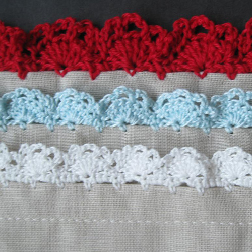 Eyelet Lace Crochet Edging - Free Pattern