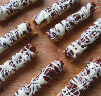 Mint Chocolate Shortbread Fingers