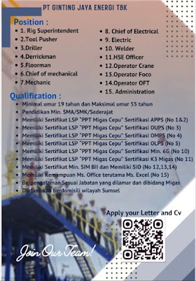  PT GINTING JAYA ENERGI TBK