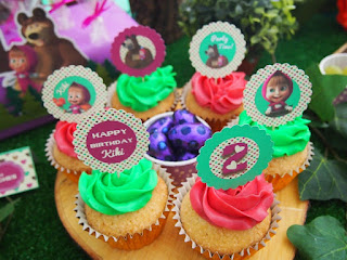 Cupcakes de Masha y el Oso