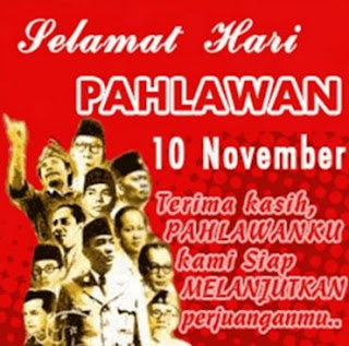 Gambar DP Selamat Hari Pahlawan 10 Nopember Merdeka Indonesia 