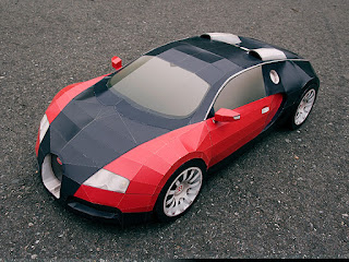 Car - Bugatti Veyron Papercraft