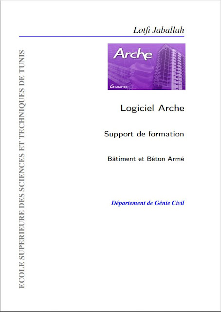 Logiciel Arche Support de formation Bâtiment et Béton Armé