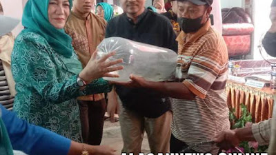 Monitorig PKK Mobile Telaga Cs Sekaligus Penyerahan Batuan Bibit Ikan Lele