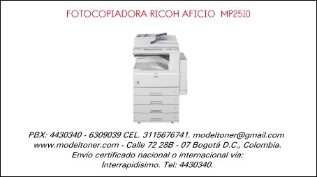 FOTOCOPIADORA RICOH AFICIO  MP2510