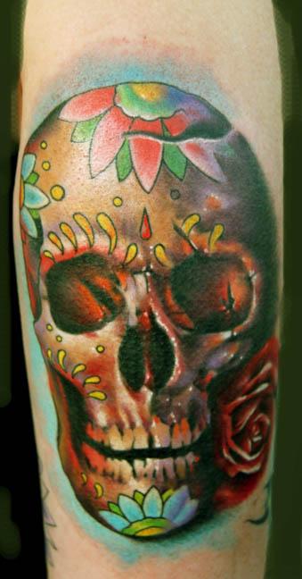  sugar skull tattoos designs and pitures 