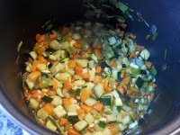 Sofrito de verduras.