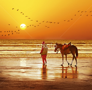 Clifton Beach , Karachi , Pakistan