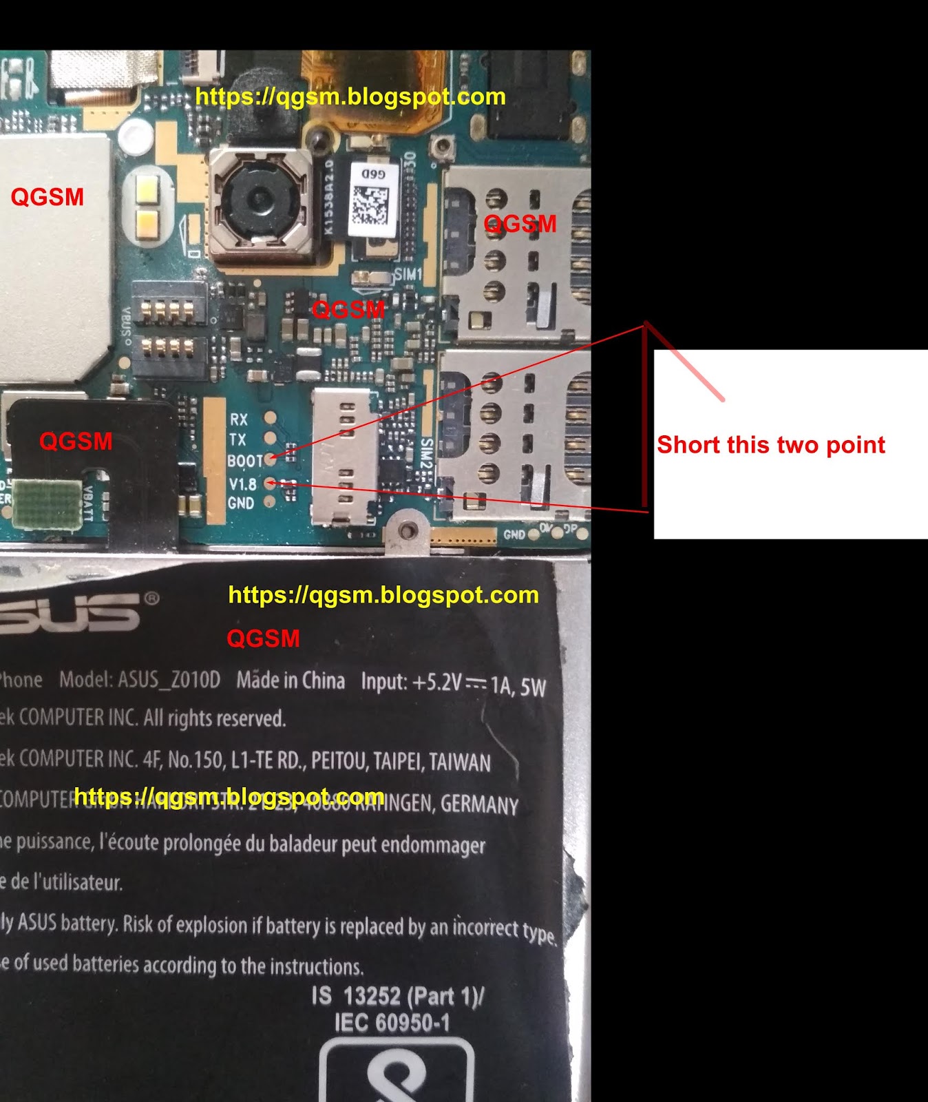 Asus Zenfone Max Test Point Asus Z010d Qgsm