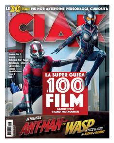 Ciak - Agosto 2018 | ISSN 1122-8040 | PDF HQ | Mensile | Cinema
Ciak è una rivista mensile italiana dedicata al mondo del cinema, nata nel 1985. Fa capo al gruppo editoriale Arnoldo Mondadori Editore.
Il mensile propone interviste, recensioni, anteprime e notizie sulle uscite cinematografiche e le novità dell'home-video.
Ciak offre allegati, come libri che raccontano i grandi film e i loro dietro le quinte.