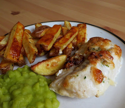 Garlic Herbed Cod & Chips