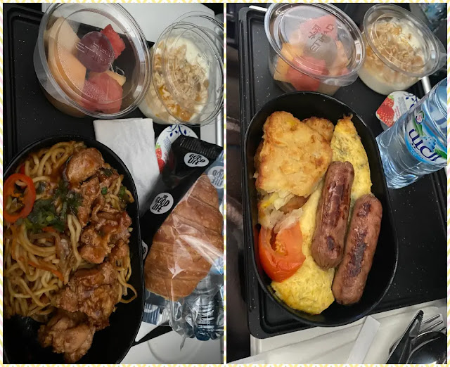 in-flight meals