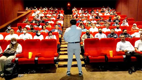 Jajaran Kanwil Kemenkumham DKI Jakarta Nobar Film Nariti