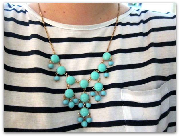 Statement Necklace Turquoise Baubles