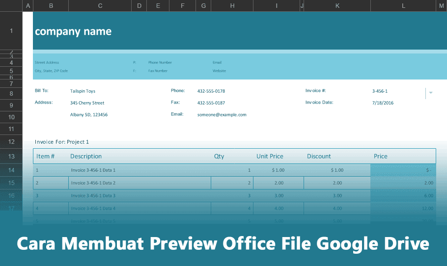 Cara Membuat Preview Office File Google Drive