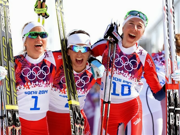 Esquí de fondo 30 km femenino salida en masa estilo libre