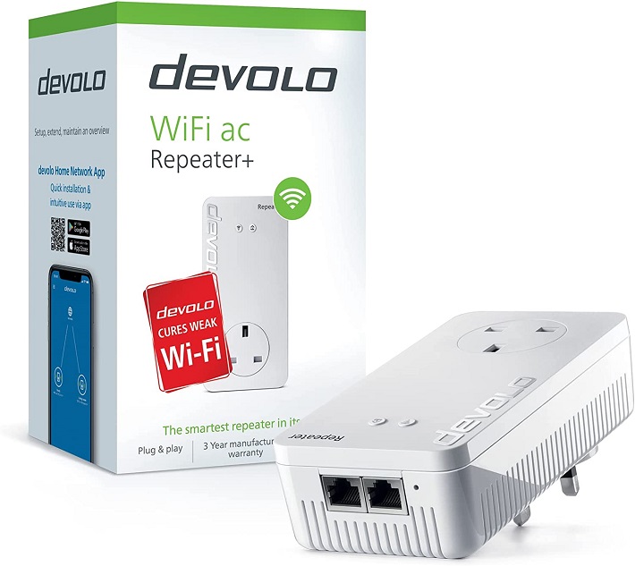 Win the devolo Wi-Fi ac Repeater+