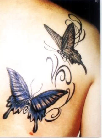 Butterfly Tattoo Designs Labels Animal Tattoos Butterfly Tattoos