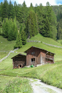 Stallgebäude der Walser bei Davos