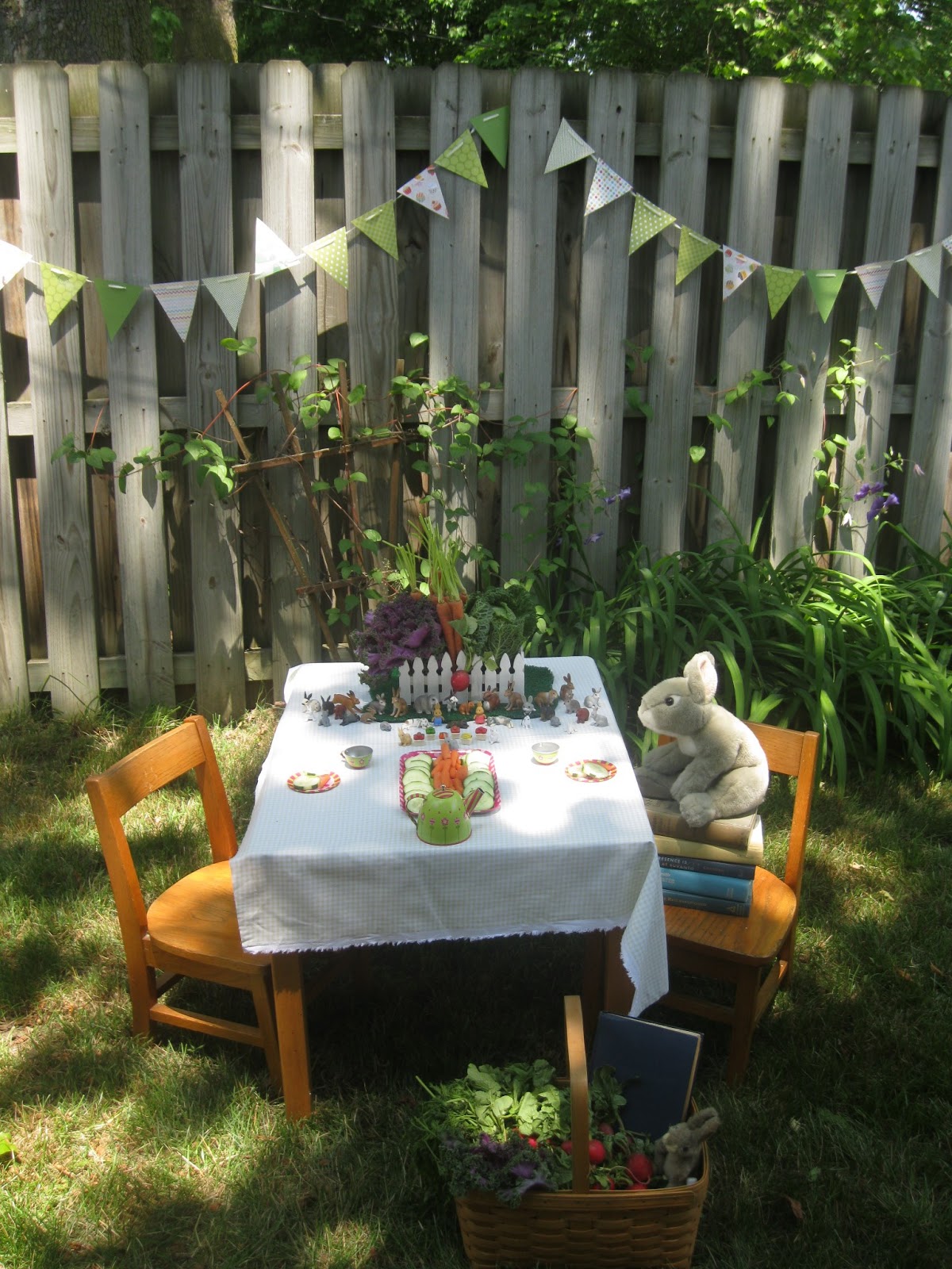 Whimsical Ways Backyard Rabbit Tea Party