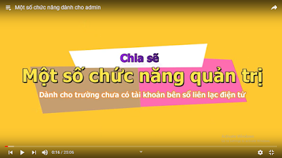  Một số chức năng dành cho admin