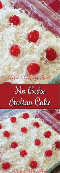 No Bake Italian Cake