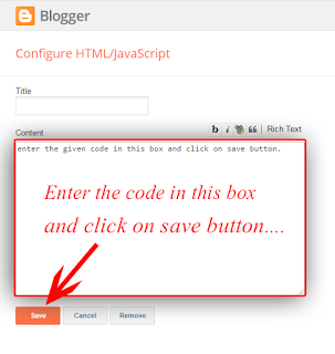 html javascript code in blogger