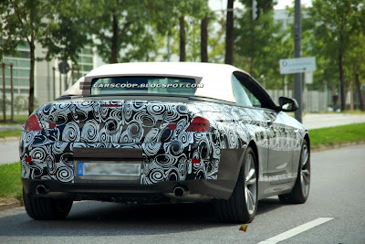 Convertible BMW 6 showed its interior