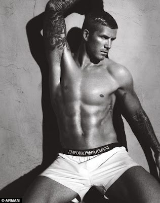 David Beckham Armani Ads