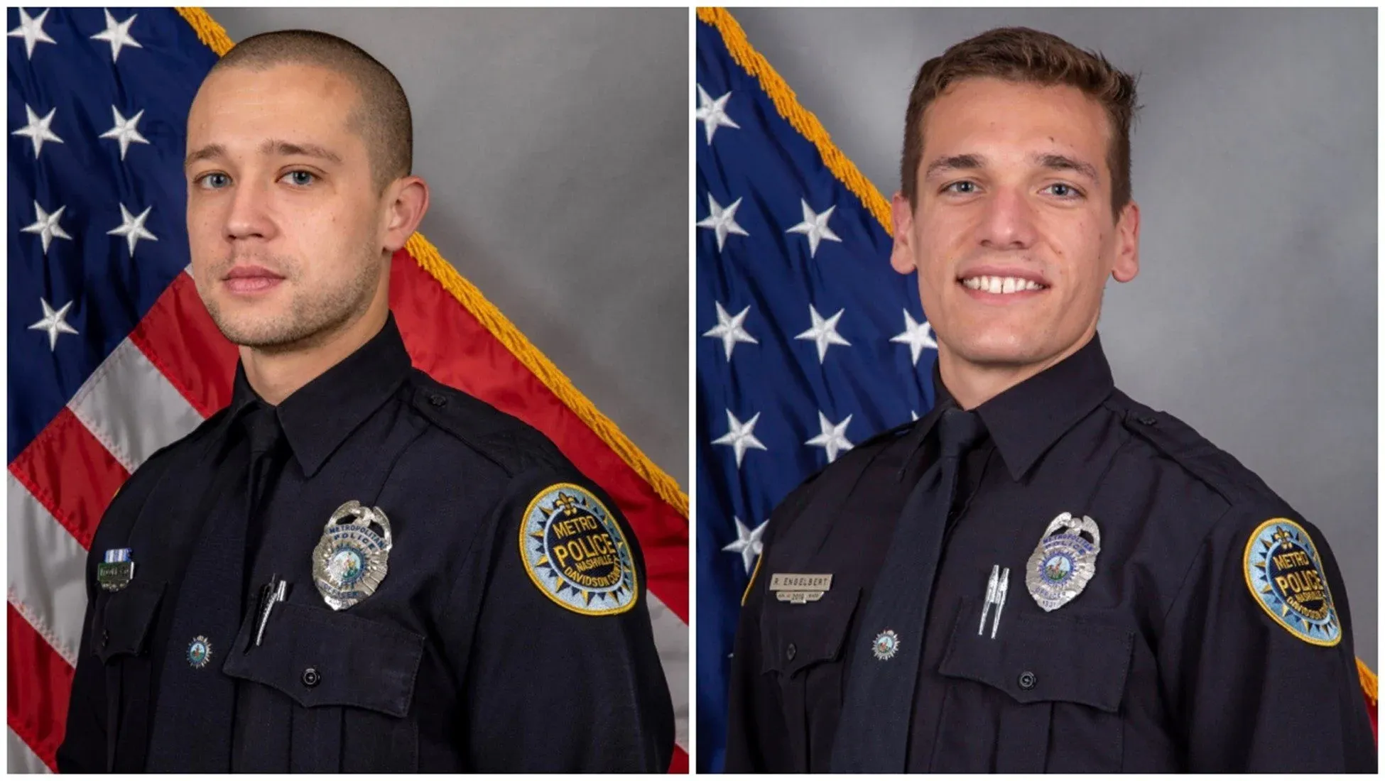 Metro Nashville Police Officers Michael Collazo and Rex Englebert