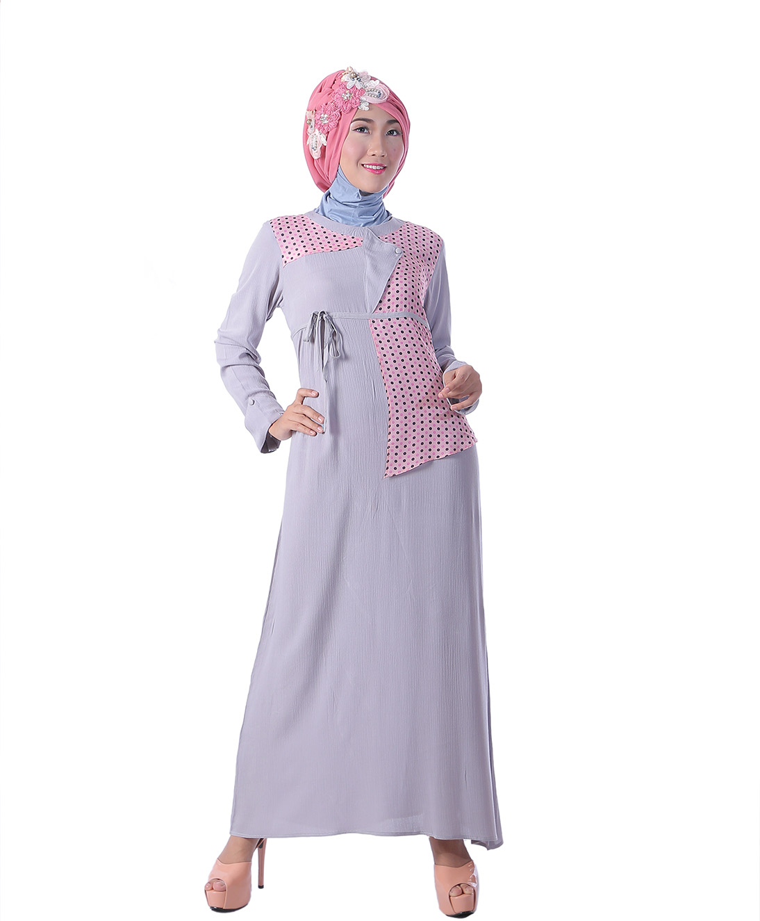  Contoh Model Gamis Modern Terbaru 2019 