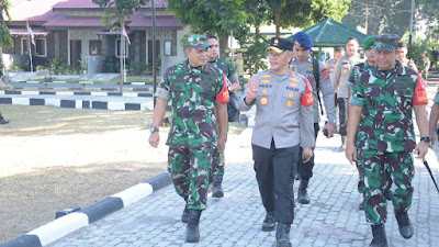 Pangdam XIII/Merdeka Pimpin Apel Gelar Pasukan Sukseskan Kunjungan RI 1 di Palu 