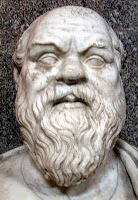 Large headbust of bearded Socrates