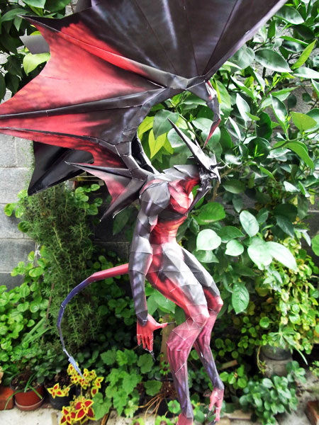 Final Fantasy VIII Diablos Papercraft