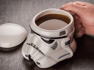Star Wars Stormtrooper Helmet 3D Ceramic Coffee Mug With Removable Lid