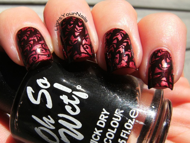 Stamping with BornPretty BP-04 plate