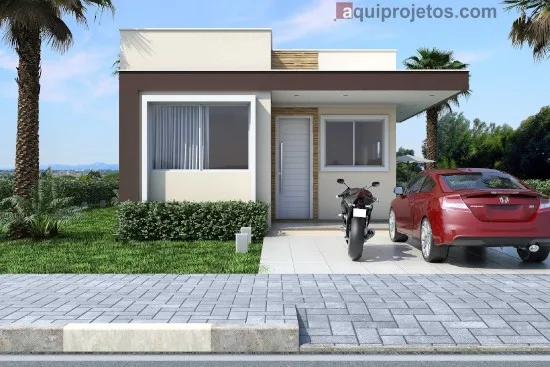 Desain inspiratif rumah minimalis atap datar 1 lantai