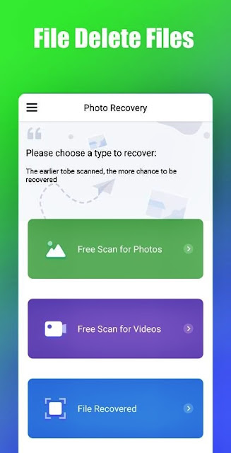 Aplikasi File Recovery Android Studio