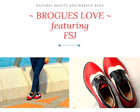 Review of FSJ shoes women's oxford patch-color flat lace-up comfortable vintage shoes brogues on NBAM blog