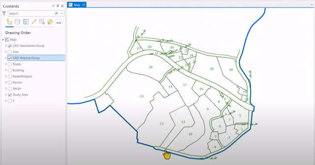 تحويل ملفات الاوتوكاد الى ارك جي اي اس برو | Convert CAD To ArcGIS pro