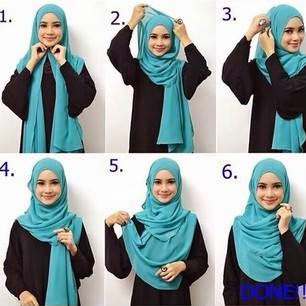 TUTORIAL HIJAB PASHMINA SIMPLE UNTUK SEHARIHARI  Cinta Hijabers