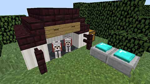 マインクラフト 犬小屋 犬舎の作り方とデザイン作例集 マイクラマルチプレイ日記ブログ