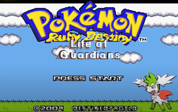 Pokemon Ruby Destiny 3 Life of Guardians para GBA Imagen Portada