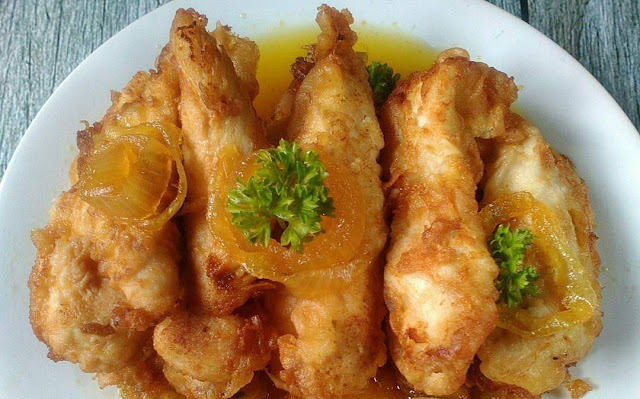 RESEP AYAM SAUS LEMON LEZATTTT