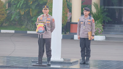 Wakapolda Banten Beri Arahan Terkait Hasil Rapim Polri Serta Apresiasi Kinerja Saat Apel Pagi