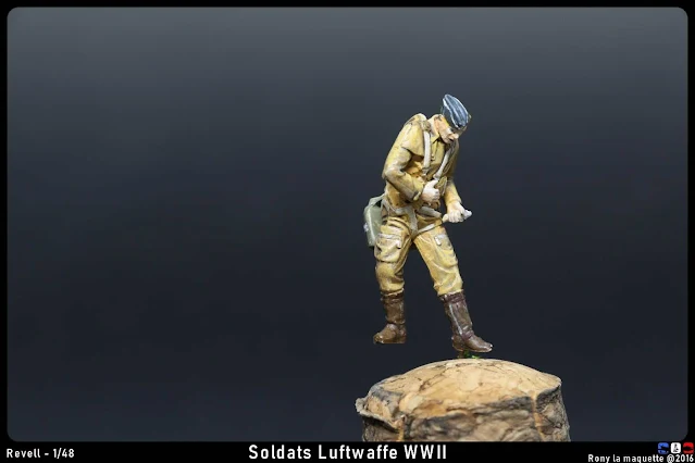 Figurines de la Luftwaffe WWII de Revell au 1/48.